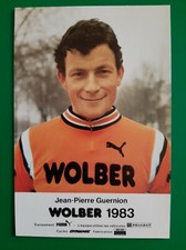 CYCLISME carte cycliste JEAN-PIERRE GUERNION équipe WOLBER 1983