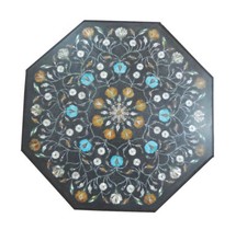 Marbre Café Centre Table Top Incrustation Pietra Mosaïque Maison Décor Art