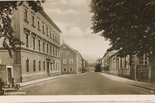 18006 Ak Carte Gerichtsstrasse Lanternes Arbres Entrée Poteau Incendie À 1925