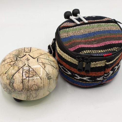 Small hapi drum - atlas-, 13x9cm