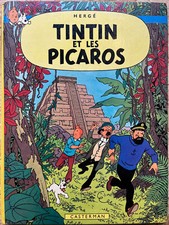 TINTIN 23 Tintin et les Picaros 1976 Hergé EO Casterman verso C1