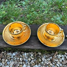 Duo tasses collector or - ,