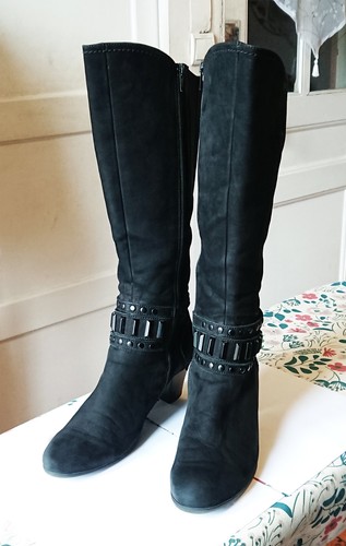 Bottes hautes gabor cuir - bottes, gabor,