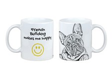 Bouledogue français tasse avec chien me rend heureux Art-Dog