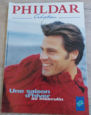 catalogue HOMMES TRICOT PHILDAR  n° 780 automne/ hiver  1997 - 14 MODELES