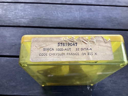 Kit solex carburateur simca