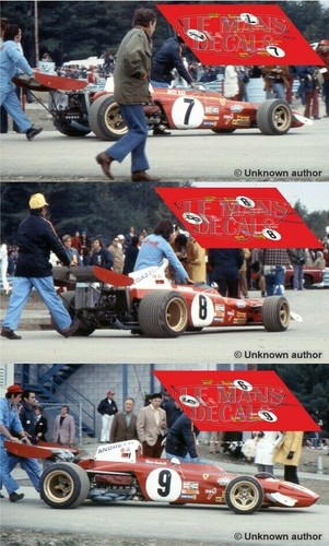 Stickers ferrari 312 gp - f1,