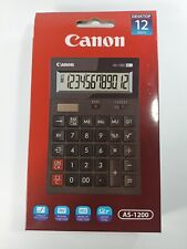Calculatrice de bureau 4599B001 Canon AS-1200 NEUVE 12 DIGITS