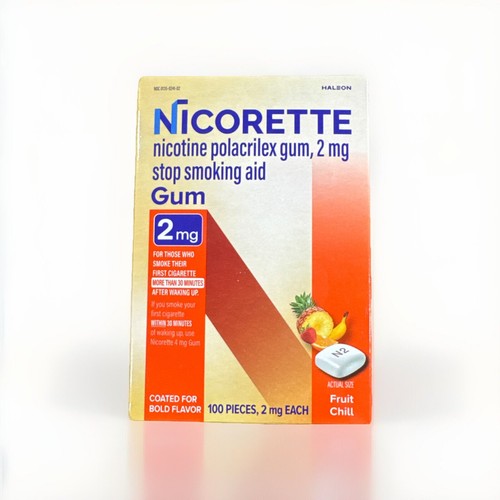 Nicorette gum 2mg fruit - 2mg, chill