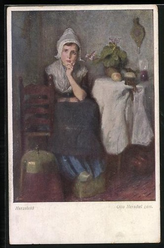 Carte postale artiste otto - carte,