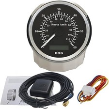 KUS 85mm GPS Speedometer Gauge  Boat Marine SOG COG Indicator  Analog Tachomet