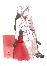 PUBLICITE DESSIN DE MODE FASHION RENE GRUAU BRUYERE