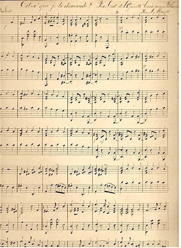 Partitions manuscrites copie - manuscrites,