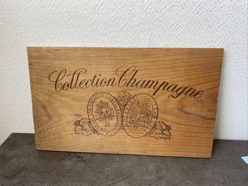 Ancien panneau caisse bois - caisse,