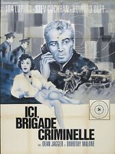 Ici brigade criminelle  (1954)  / Enregistrement VHS  à DVDr / Vostfr