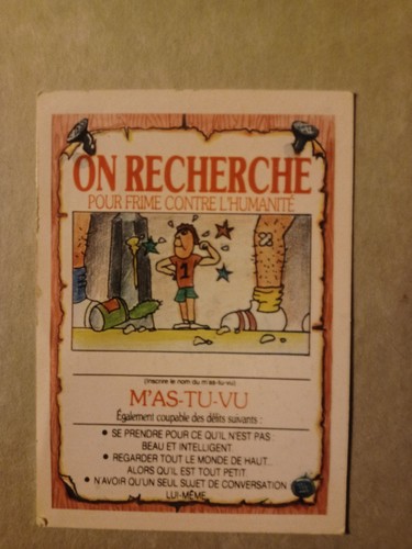 Carte les crados série - crados,