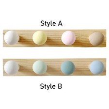 Porte-manteaux mural en bois pour cuisine, vestiaire, salon