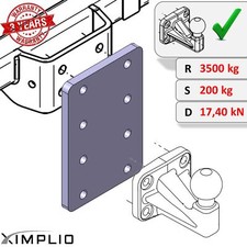 Plaque de réglage en hauteur