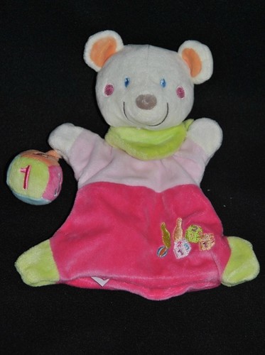 Doudou marionnette ours - 🍀doudou,