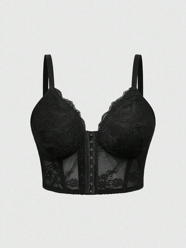Elegant lace bra for plus - elegant,