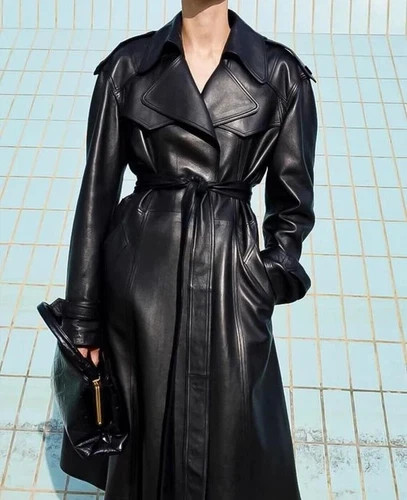 Nouveau trench long élégant