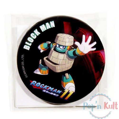 Badge rockman block man - badge,