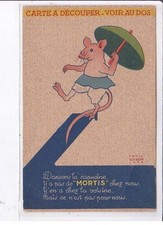 PUBLICITE : Les produits MORTIS (dératiseur) illustré par Louis GOUGEON - tr