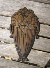 Boiserie Ancienne Elément en Bois sculpté Art Déco