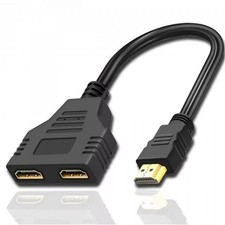 Adaptateur 2 ports Cable HDMI