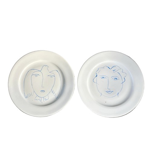 Paire assiettes picasso en - paire,