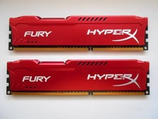 Kit 8Go (2x4Go) DDR3 Kingston Fury HyperX HX316C10FRK2/8