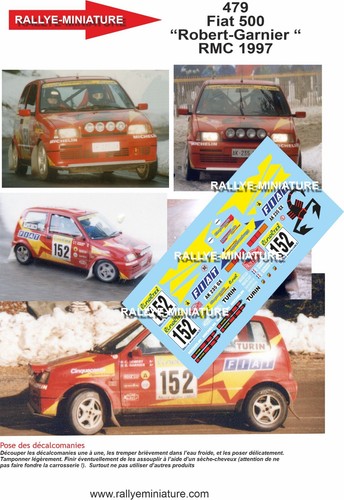 Decals ref 0479 - 1/24, fiat