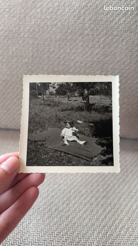 Photo ancienne snapshot enfant - photo,