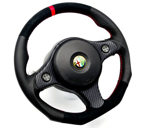Volant aplati cuir - ,