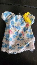 robe été fleur bleu Poupée mannequin vintage palitoy pippa meccano 70 hong kong 