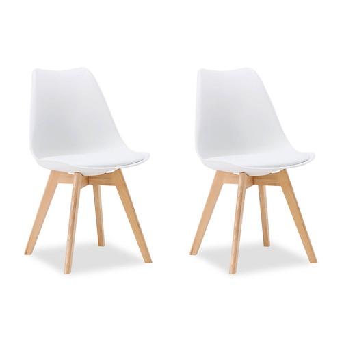 Chaises cuisine blanc - chaises,