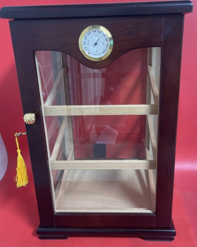 Wood cigar humidor cabinet - humidor,