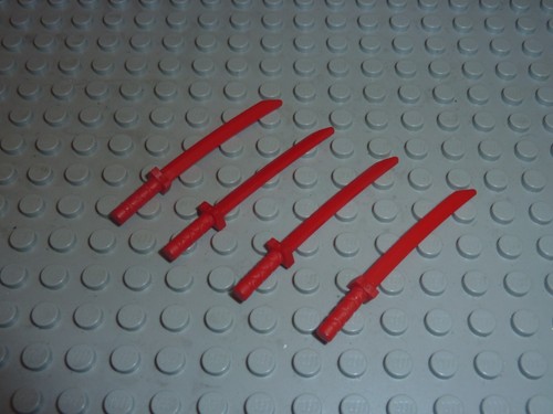 Lego red minifigure weapon - x,