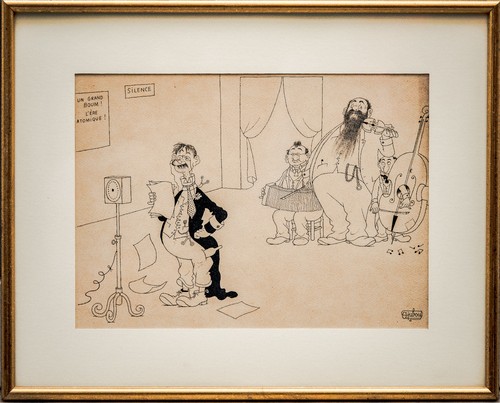 Albert dubout dessin - dessin, original