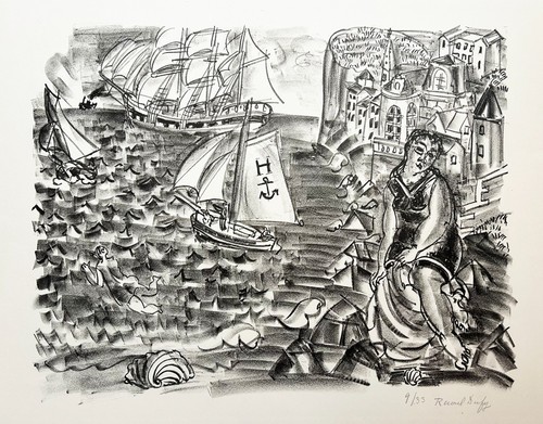 Raoul dufy baigneuse devant - -,