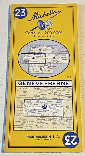 Carte michelin - michelin, n°