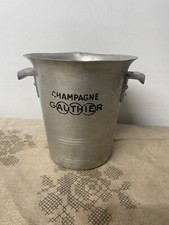 Seau à champagne Gauthier en aluminium dans son jus