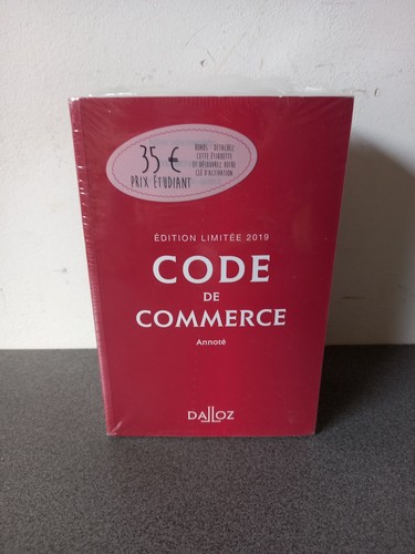 Code commerce annoté - code, du
