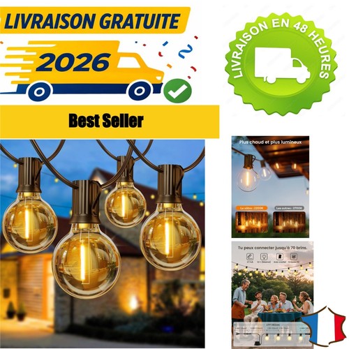 Guirlande lumineuse exterieur - lumineuse,