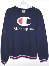Sweat shirt Champion grunge motif tache peinture chaîne Garçon Fille 13 14 ans