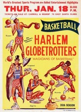 BASKET BALL HARLEM GLOBE