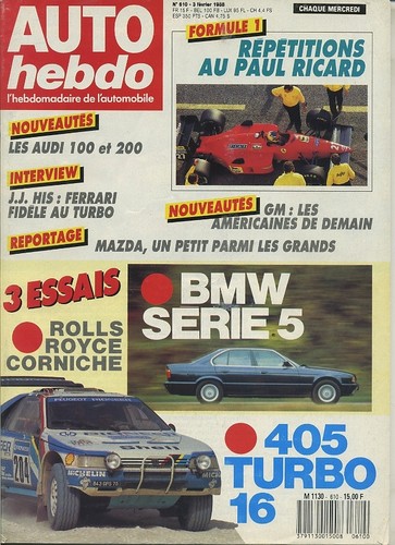 Auto hebdo 610 02 - auto,