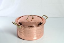 Casserole En Cuivre Émaillé