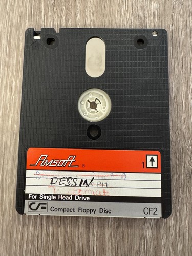 Une disquette amsoft amstrad - disquette,