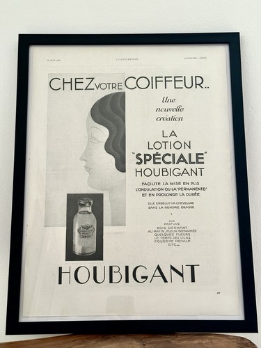 Affiche ancienne houbigant - ancienne,